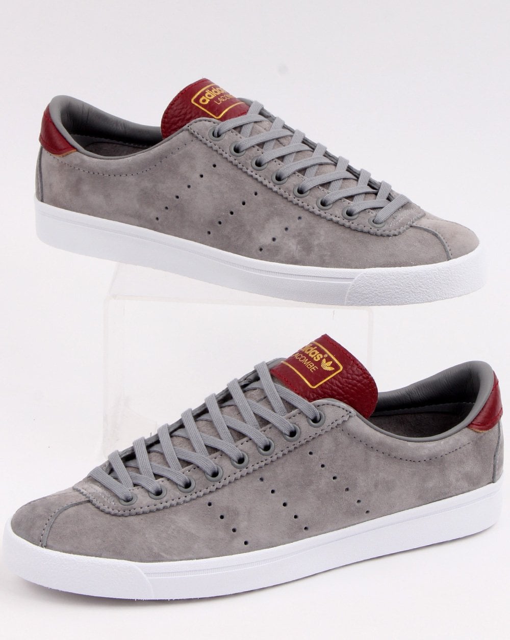 Adidas Lacombe Sneakers Grau/Burgund