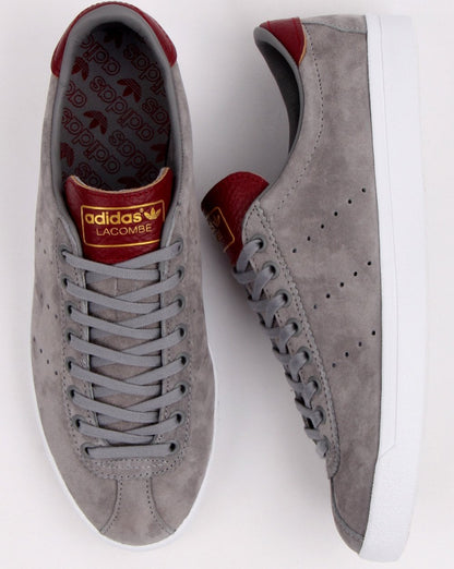 Adidas Lacombe Sneakers Grau/Burgund