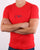 Emporio Armani Monogram T-shirt Red