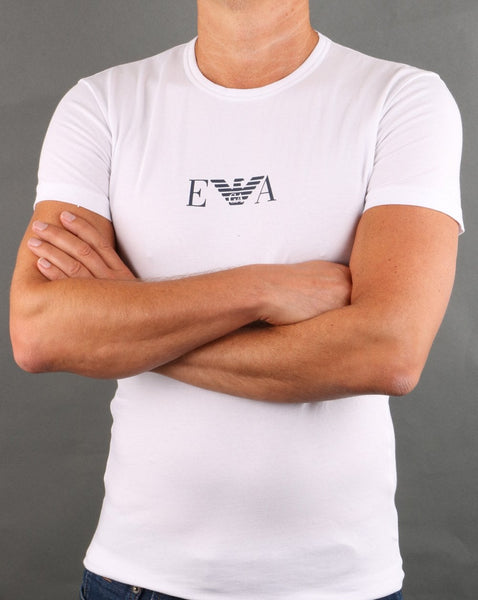 Emporio Armani Monogram Loungewear T-shirt White