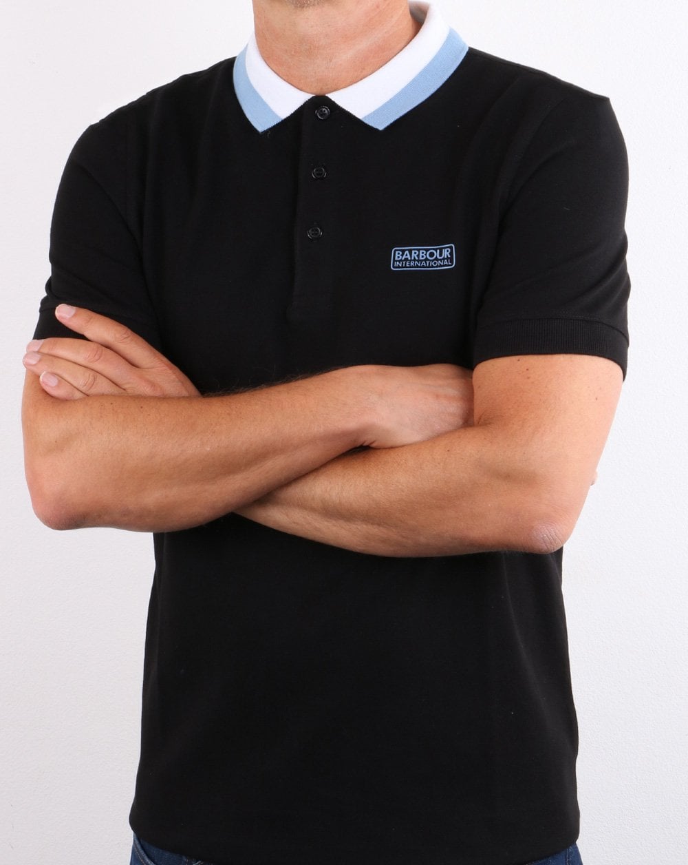 Barbour International Polo Shirt Black