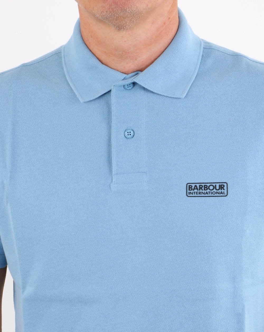 Barbour International Essential Polo Cool Blue