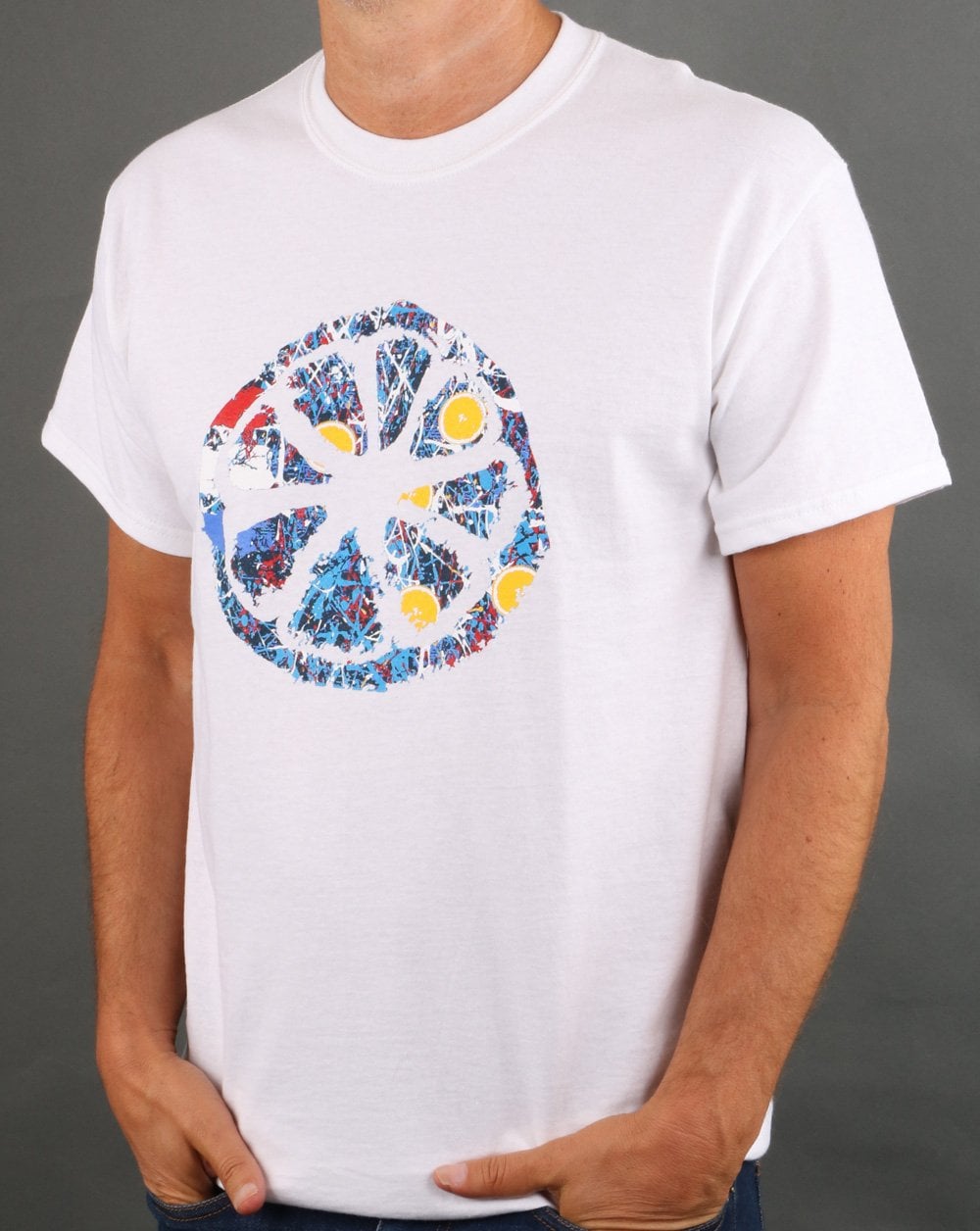 80s Casuals - Jackson Roses Nr. 5 T-Shirt Weiß