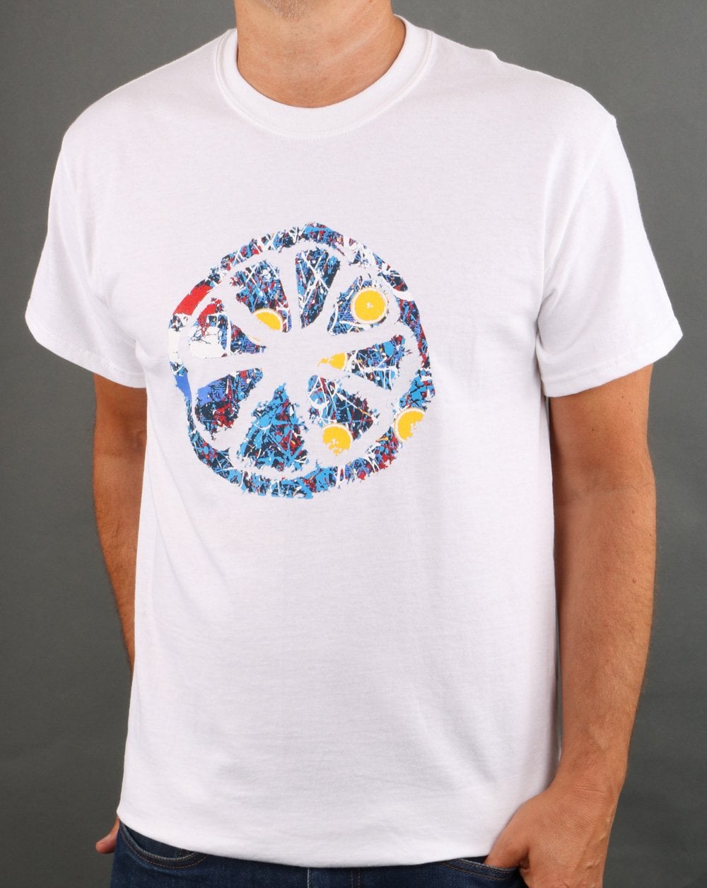 80s Casuals - Jackson Roses Nr. 5 T-Shirt Weiß