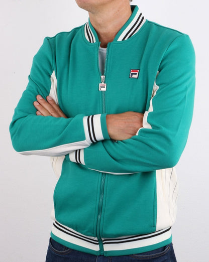Fila Vintage Mk1 Settanta Track Top Grün/Gardenia