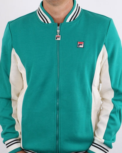 Fila Vintage Mk1 Settanta Track Top Grün/Gardenia