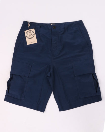 Pretty Green Combat Cargo-Shorts, Marineblau