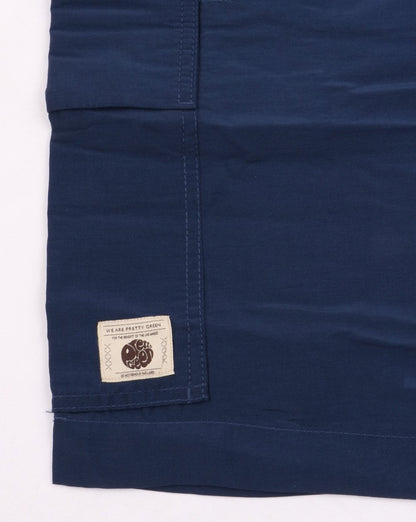 Pretty Green Combat Cargo-Shorts, Marineblau