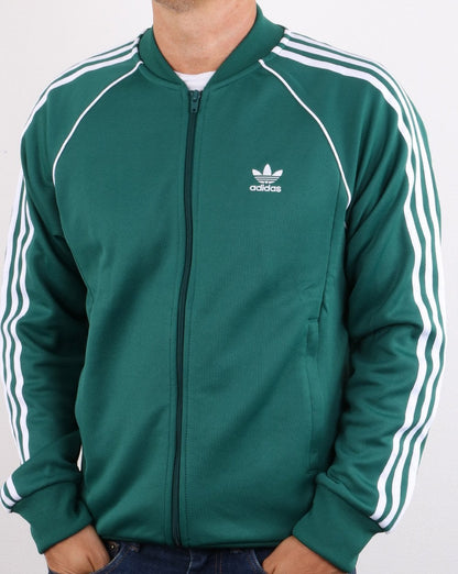 Adidas Originals Superstar Trainingsjacke Edelgrün