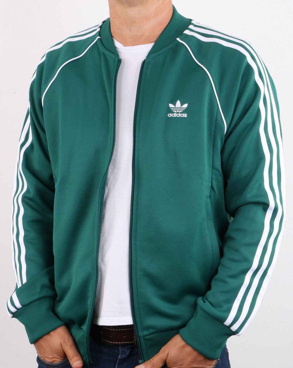 Adidas Originals Superstar Trainingsjacke Edelgrün