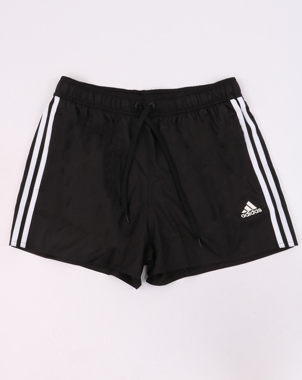 Adidas Originals 3 Stripe Swim Shorts Black