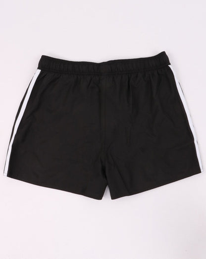 Adidas Originals – Schwarze Badeshorts mit 3 Streifen