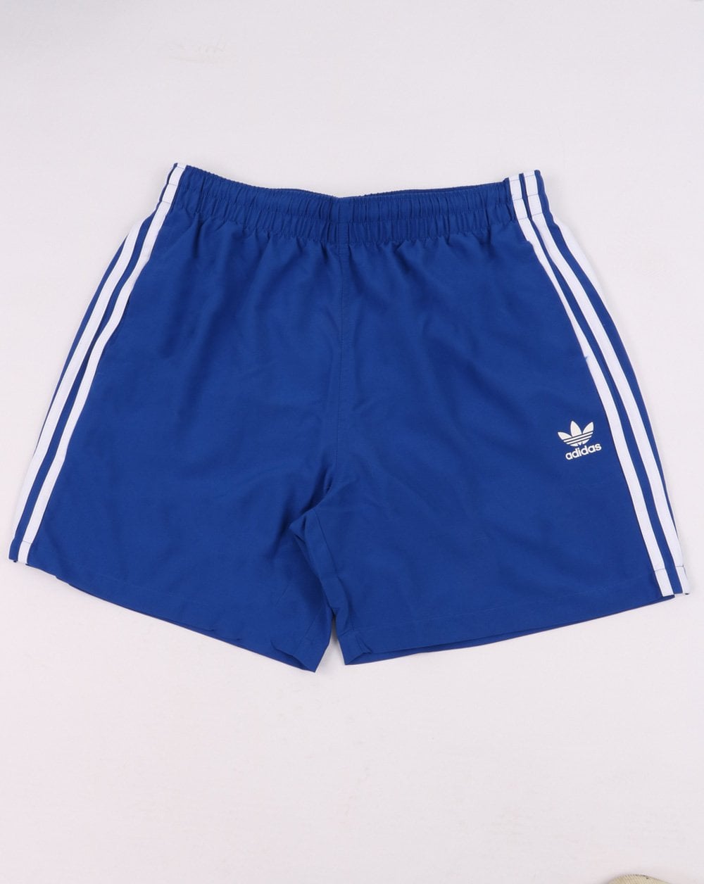 Adidas Originals Retro Sports Swim Shorts Royal Blue