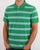 Gant Contrast Stripe Polo Shirt Green