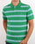 Gant Contrast Stripe Polo Shirt Green