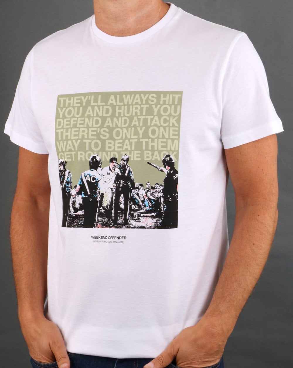 Weekend Offender Fans T-shirt White