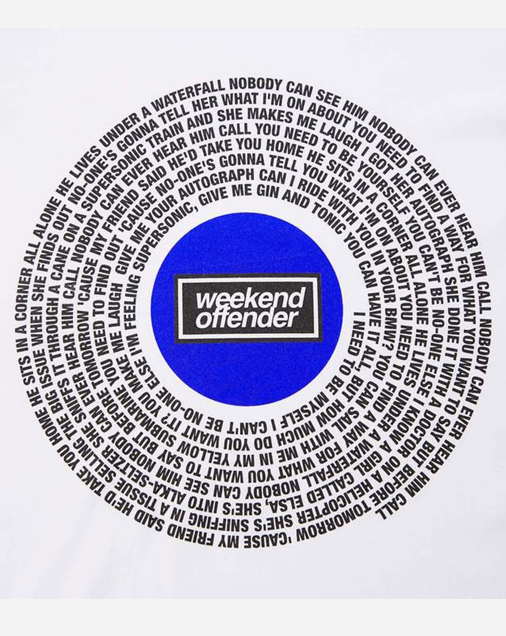 Weekend Offender Supersonic T-shirt White