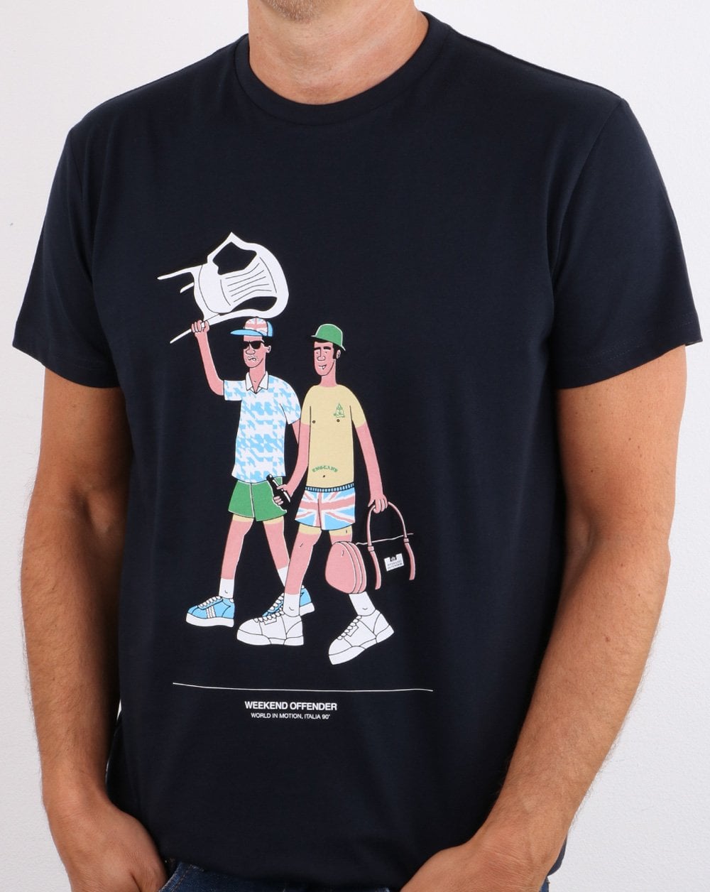 Weekend Offender Stühle T-Shirt Marineblau