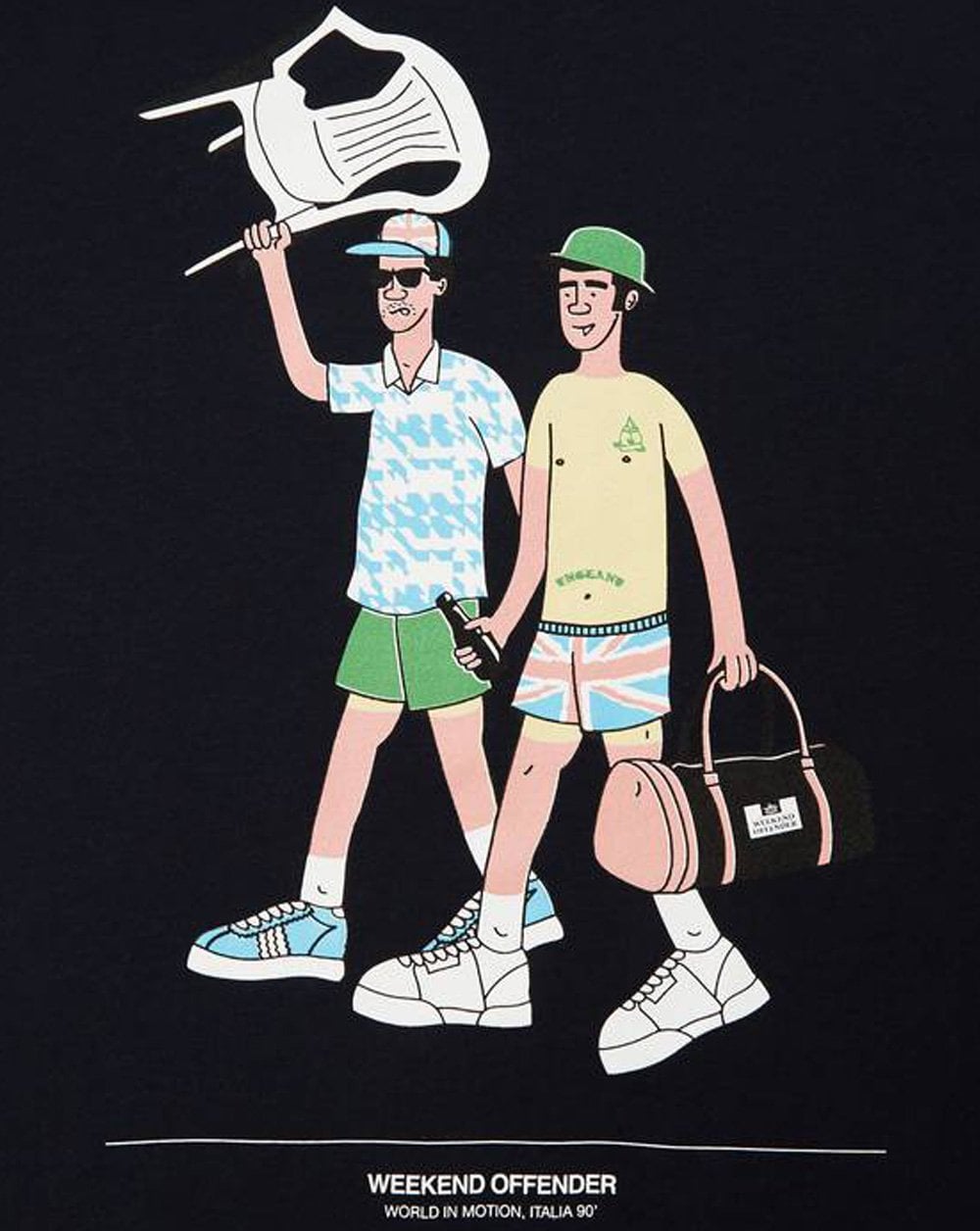 Weekend Offender Stühle T-Shirt Marineblau