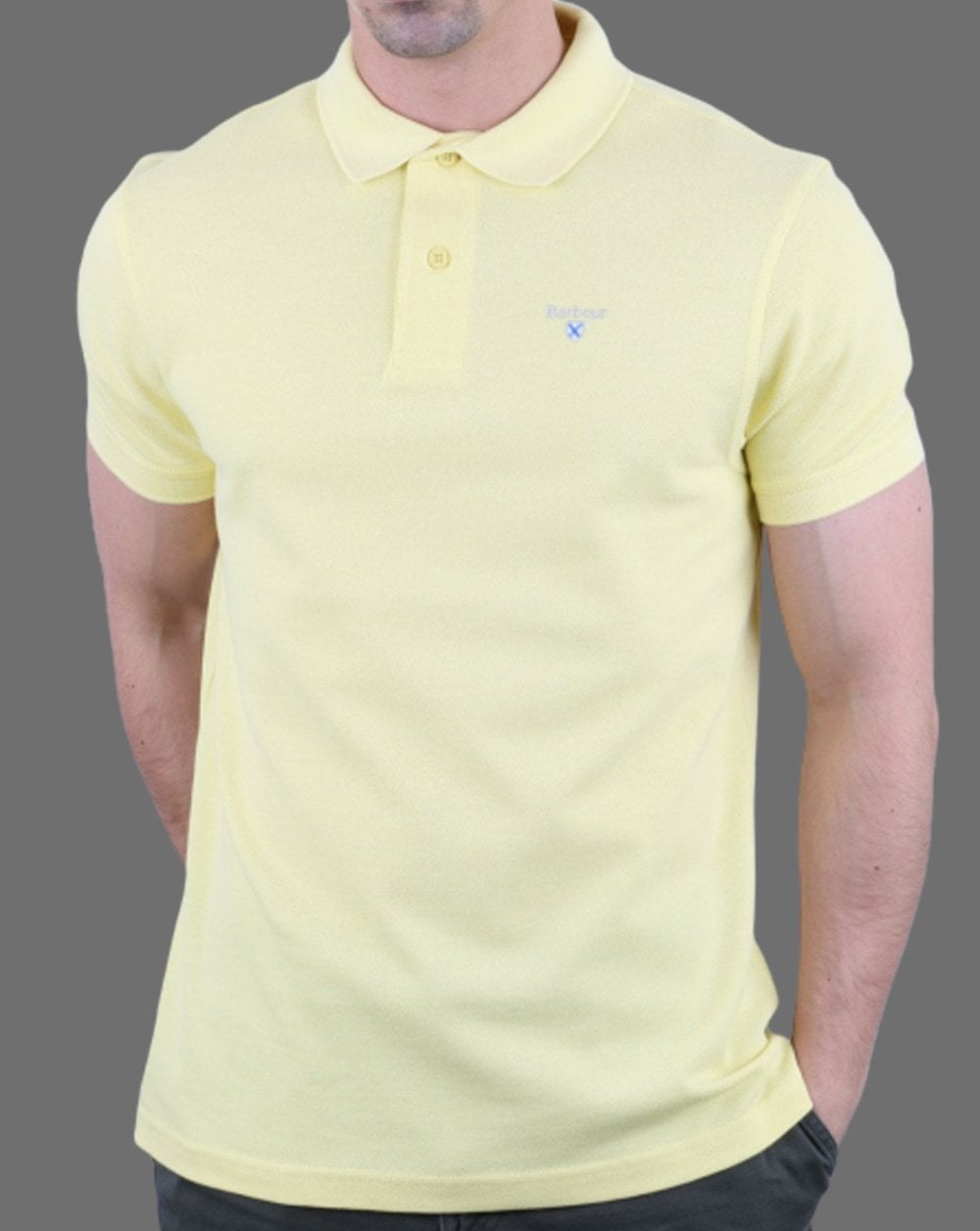 Barbour Sportpolo Gelb