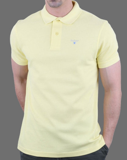 Barbour Sportpolo Gelb