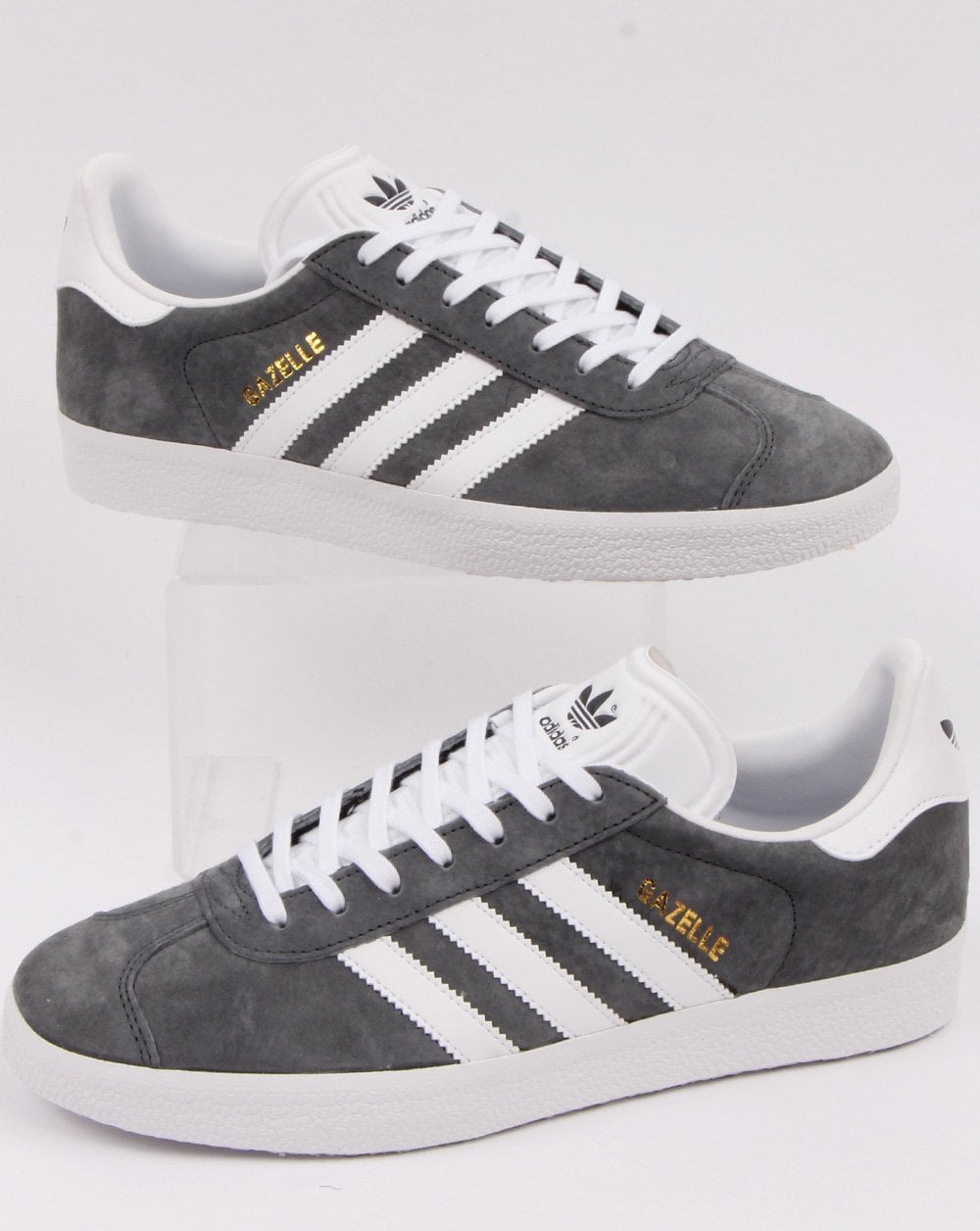 Adidas Gazelle Sneakers Dunkelgrau/Weiß