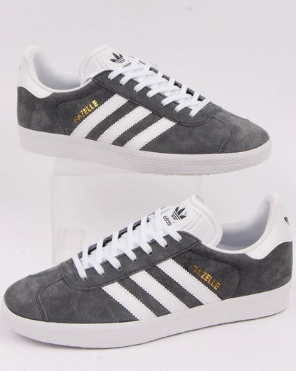 Adidas Gazelle Sneakers Dunkelgrau/Weiß