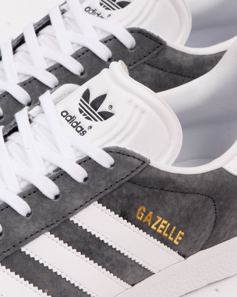 Adidas Gazelle Sneakers Dunkelgrau/Weiß