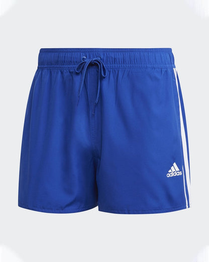 Adidas Originals – Badeshorts mit 3 Streifen, Königsblau