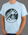 80s Casual Classics Goggle And Checked Scarf T-shirt Sky
