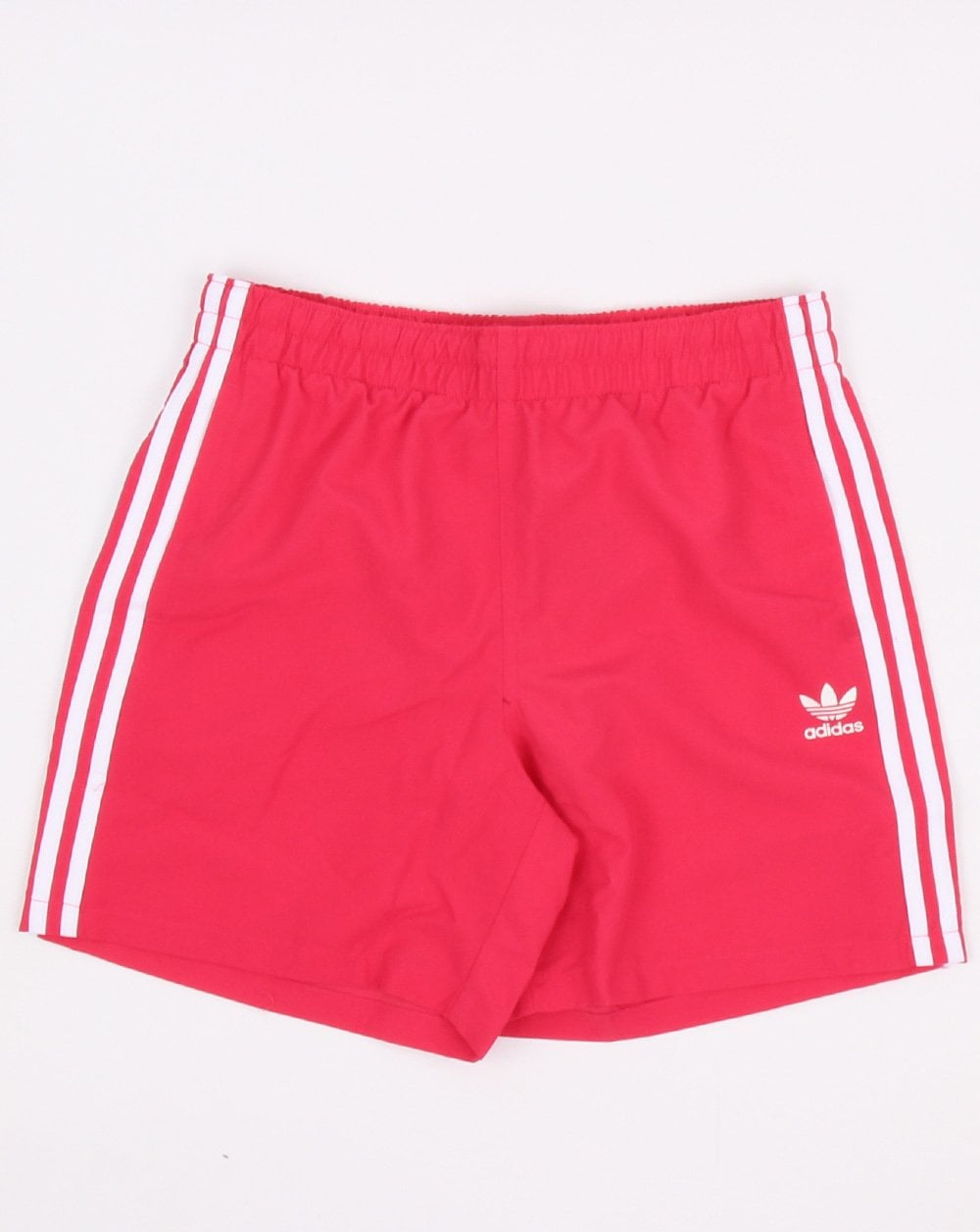 Adidas Originals – Retro-Shorts mit 3 Streifen, Rosa