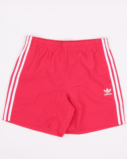 Adidas Originals – Retro-Shorts mit 3 Streifen, Rosa