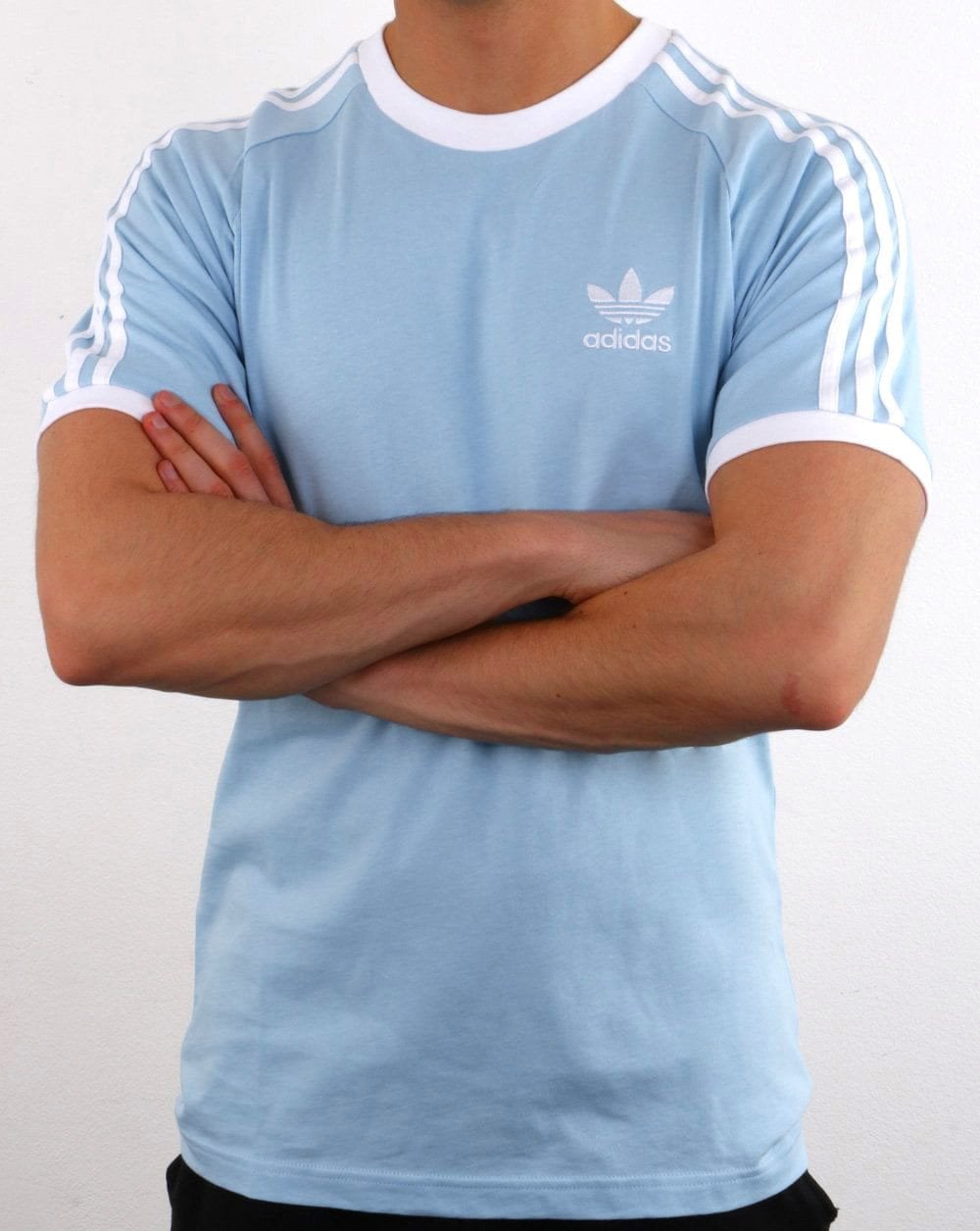 Adidas Originals 3 Stripes T Shirt Sky