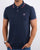 Pretty Green Tipped Polo Shirt Navy