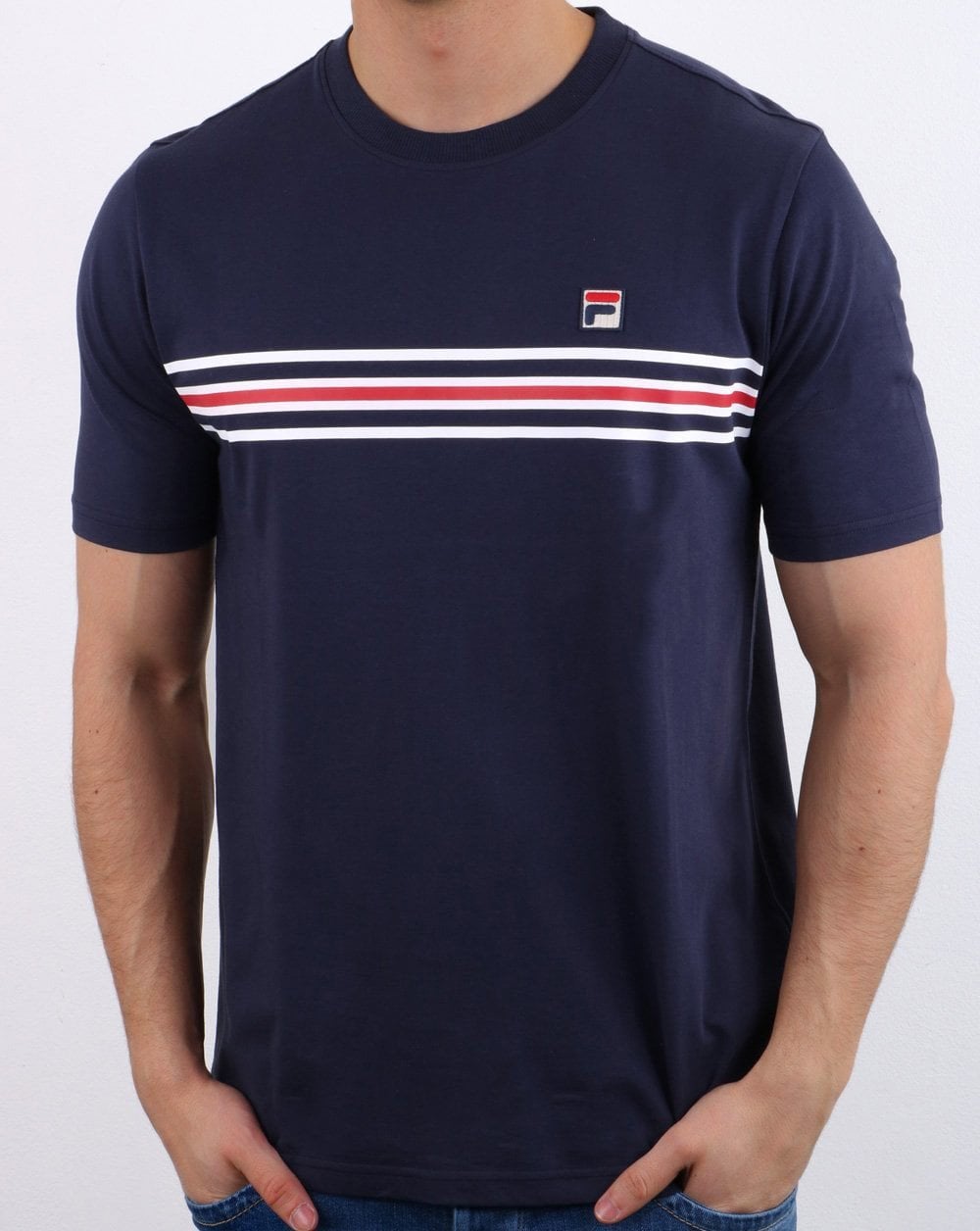 Fila Vintage Icon T-Shirt Marineblau