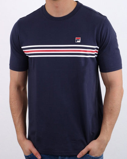 Fila Vintage Icon T-Shirt Marineblau