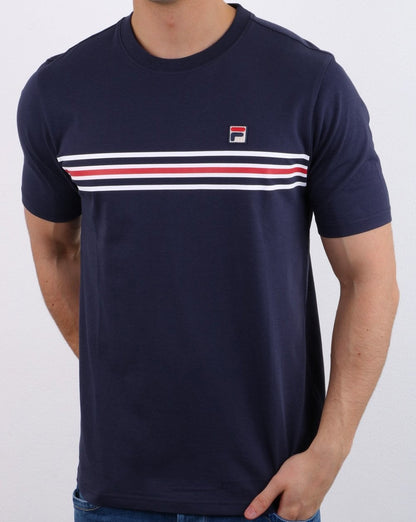 Fila Vintage Icon T-Shirt Marineblau