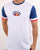 Ellesse Contrast Sleeve T Shirt White