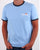Ellesse Ringer T Shirt Sky Blue