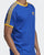Adidas Originals 3 Stripes T Shirt Royal Blue/Golden Yellow