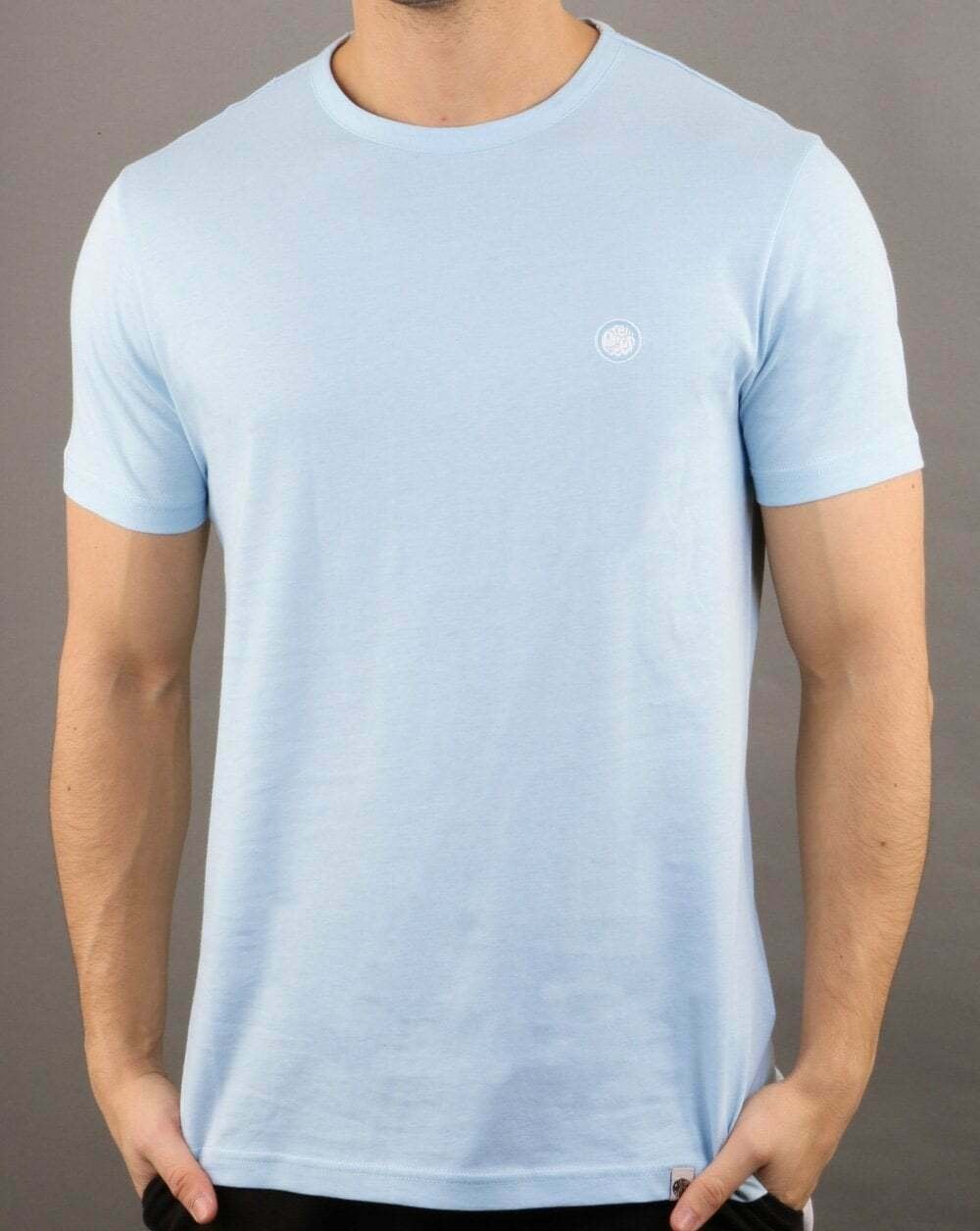Pretty Green Mitchell T-Shirt Himmelblau