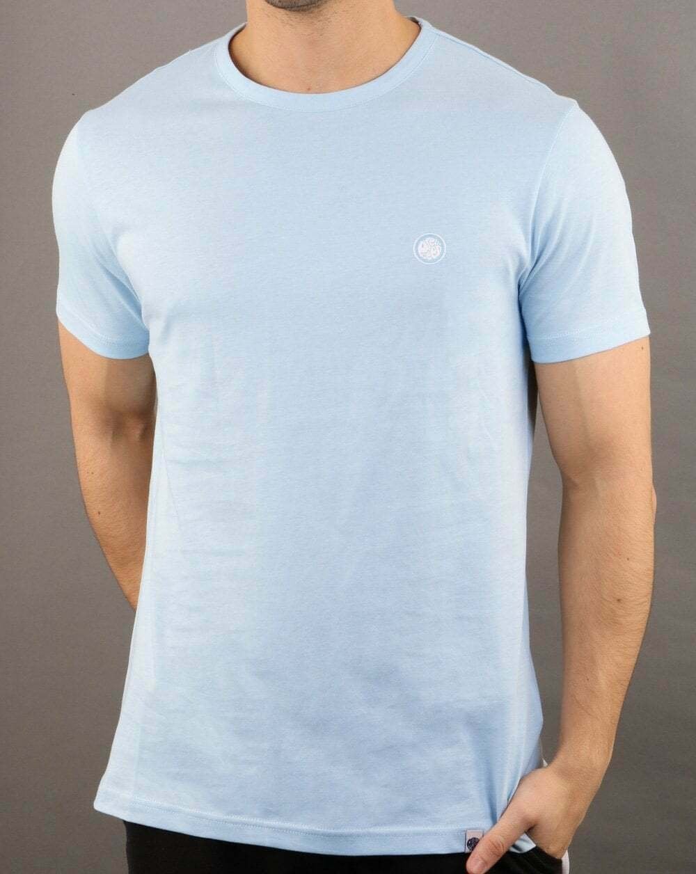 Pretty Green Mitchell T-Shirt Himmelblau