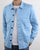 Pretty Green Connor Overshirt Light Blue