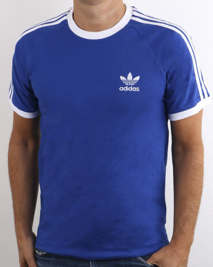 Adidas Originals 3-Streifen-T-Shirt Königsblau