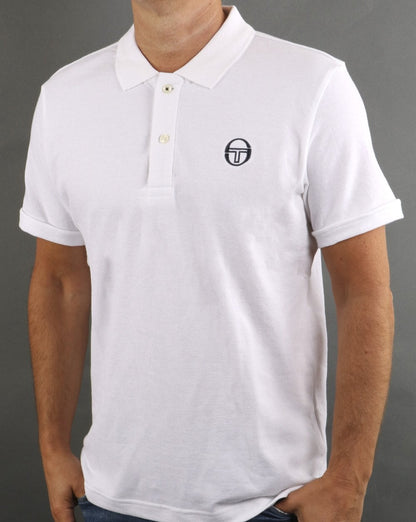 Sergio Tacchini Klassisches Poloshirt Weiß