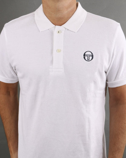 Sergio Tacchini Klassisches Poloshirt Weiß