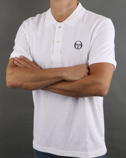 Sergio Tacchini Klassisches Poloshirt Weiß
