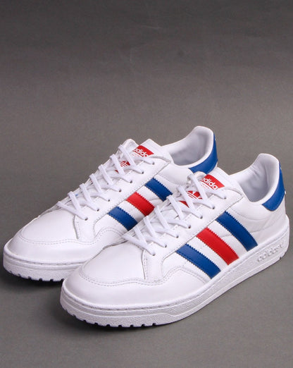 Adidas Team Court Sneakers Weiß/Royalblau/Scharlachrot