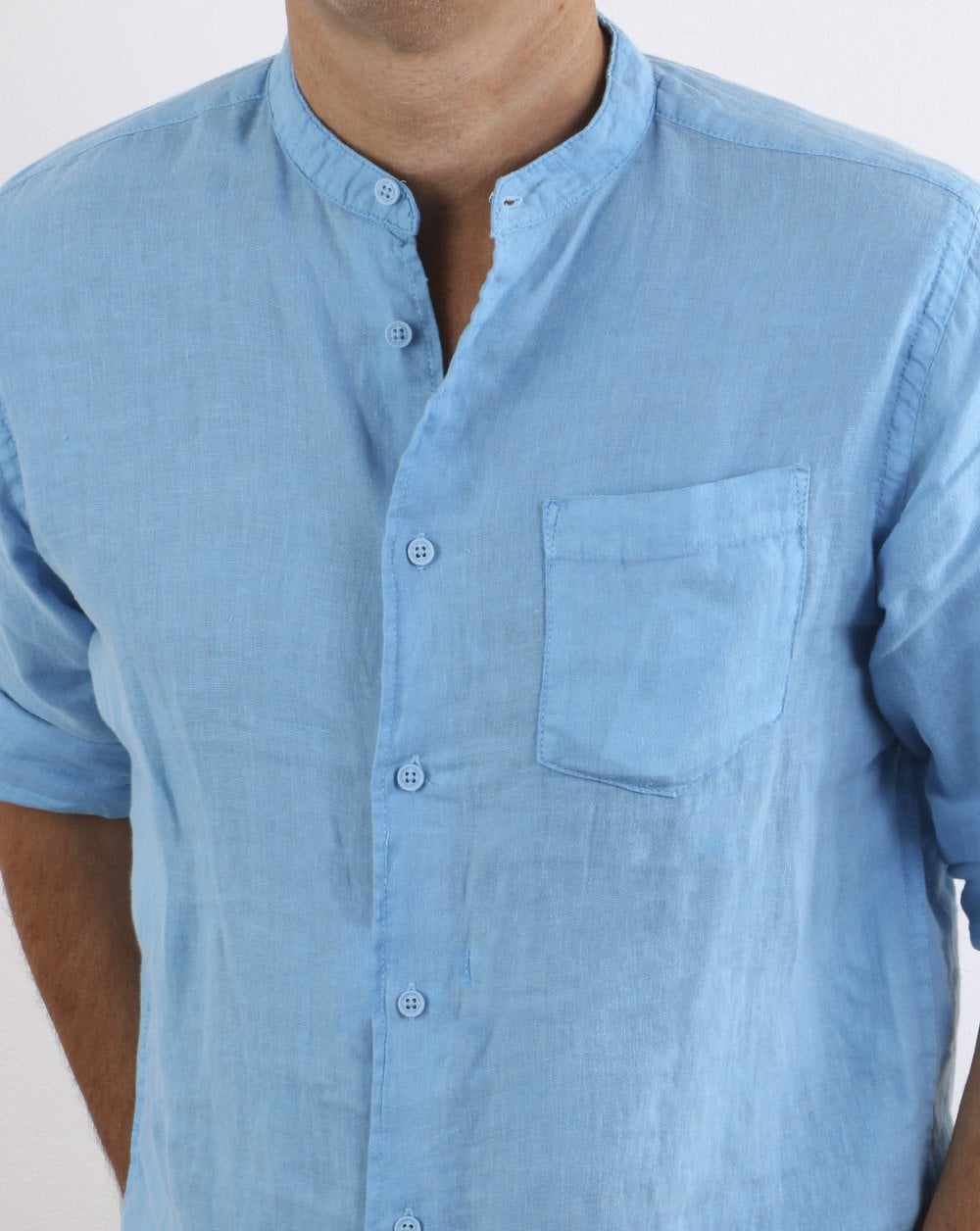 Benetton Langarmhemd Blau