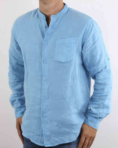 Benetton Langarmhemd Blau